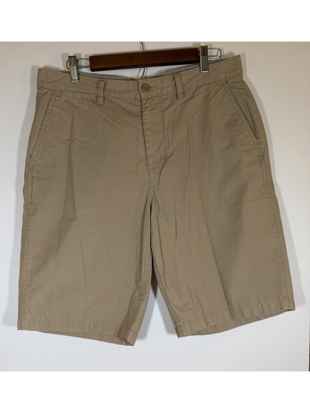 Transcript flat front khaki preppy classic shorts 34 golf minimalist comfy
